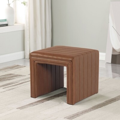 Kinfine USA HomePop U-Shaped Ottoman