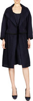 Thumbnail for your product : Nina Ricci Belted Wrap Coat in Piqué and Eyelet