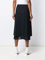 Thumbnail for your product : MM6 MAISON MARGIELA layered midi skirt