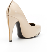 Thumbnail for your product : Lanvin Leather Platform Metallic Accented Pump