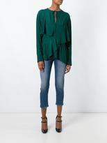 Thumbnail for your product : No.21 embellished skinny cropped jeans - women - Cotton/Spandex/Elastane/metal/glass - 28
