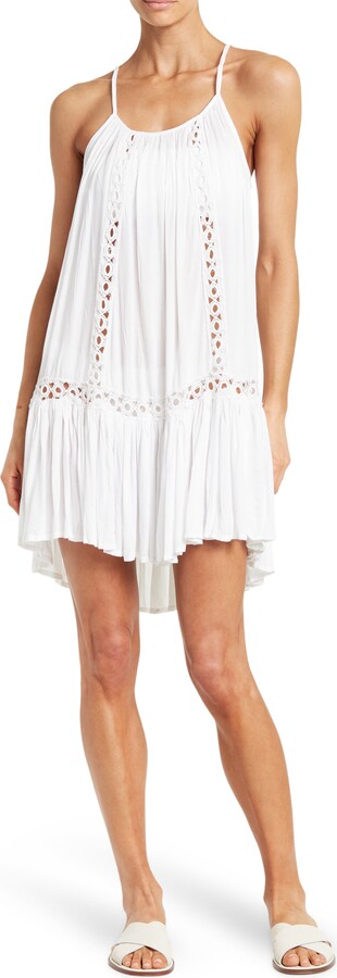 BOHO ME Tonal Lace Scoop Neck Dress