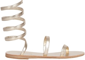 silver grecian sandals