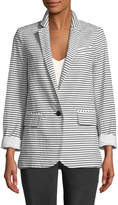 Thumbnail for your product : Nanette Lepore Resort Striped One-Button Jacket