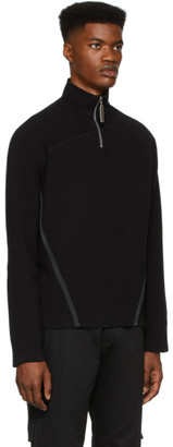 Spencer Badu Black Half-Zip Sweater