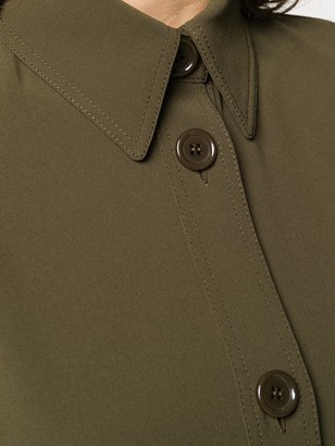 Aspesi Military Style Button Front Shirt