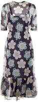 Thumbnail for your product : Emporio Armani Sheer Overlay Floral Dress
