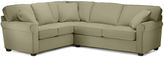 Thumbnail for your product : Asstd National Brand Fabric Possibilities Roll-Arm 2-pc. Right-Arm Sleeper Sofa Sectional