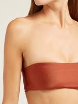 Thumbnail for your product : JADE SWIM Bandeau Bikini Top - Womens - Dark Red