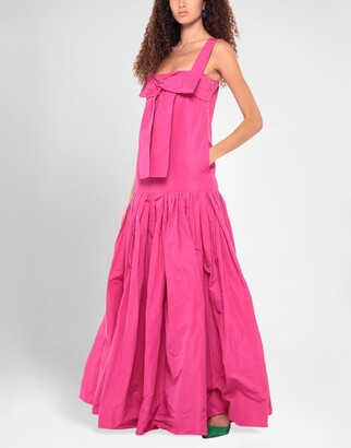 ワンピース ROCHAS Draping neckline dress Fuchsia Rochas Fuchsia Draping Neckline Dress for Women Online USA
