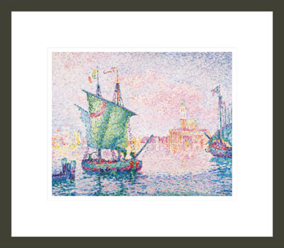 1000Museums Venice The Cloud by Paul Signac - Framed Giclee Print