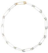Thumbnail for your product : Ambush Silver Safety Pin Link Necklace