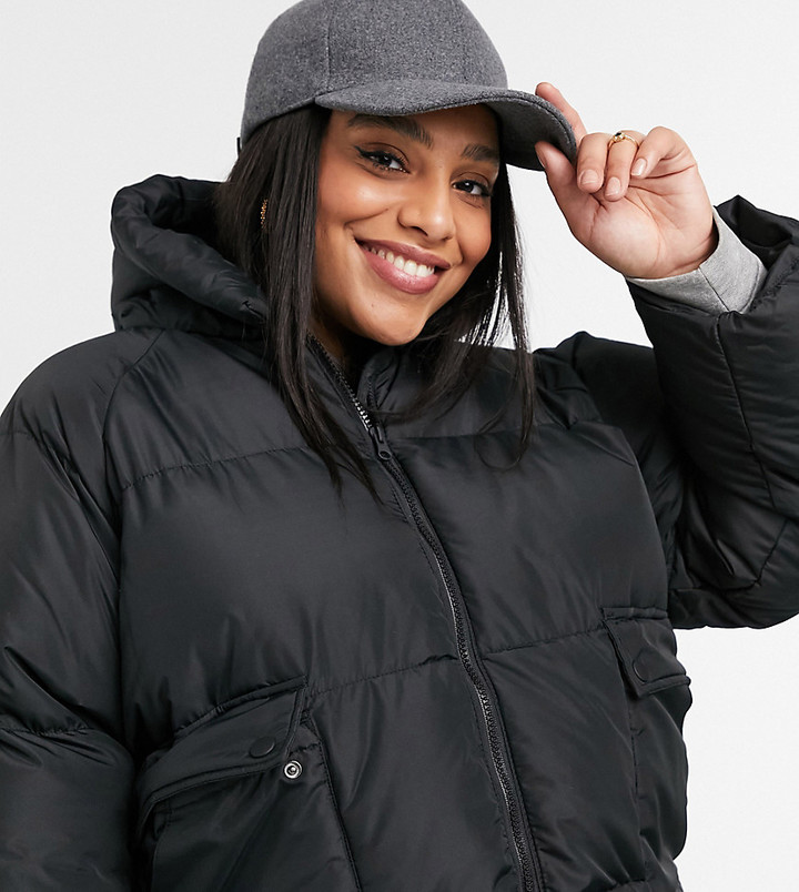 plus size black crop jacket