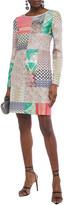 Thumbnail for your product : Missoni Patchwork-effect Crochet-knit Mini Dress