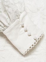 Thumbnail for your product : Acler Montana Balloon-Sleeve Embroidery Blouse