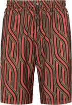 Thumbnail for your product : Ahluwalia braid print Bermuda shorts