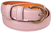 Thumbnail for your product : American Apparel Skinny Feathered Edge Leather Belt