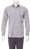 Thumbnail for your product : Prada Striped Button-Up Shirt w/ Tags