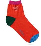 Thumbnail for your product : Mulberry Colour Block & Tree Socks