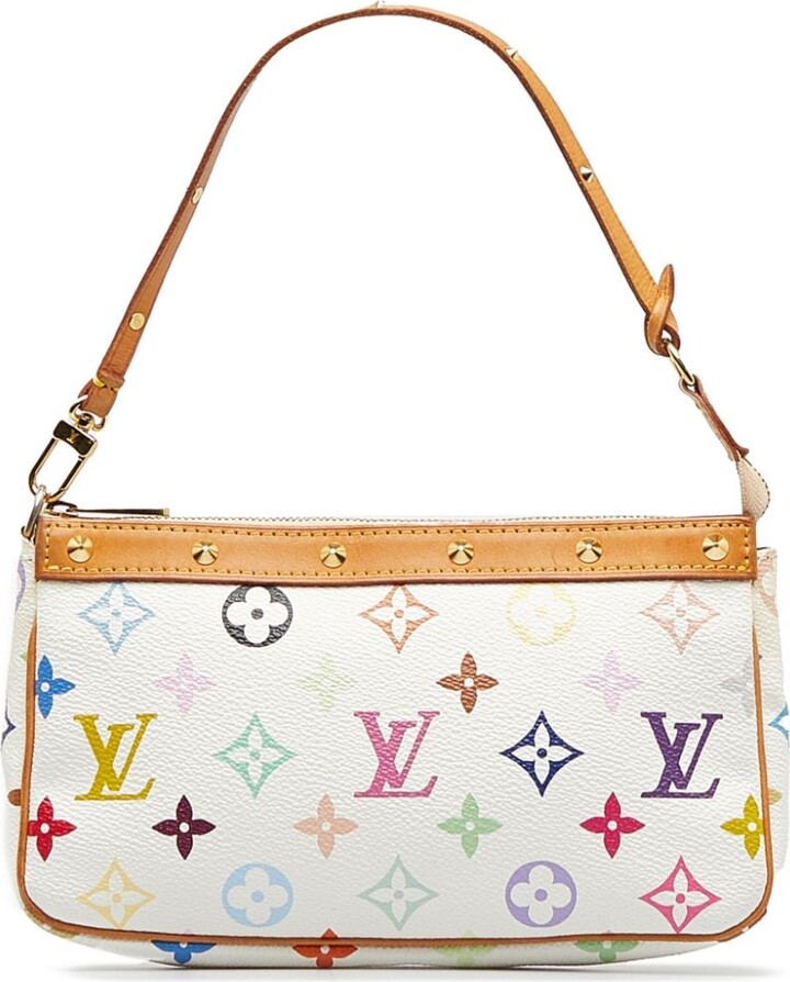 Louis Vuitton x Takashi Murakami 2011 pre-owned multicolour monogram Judy  two-way bag - White