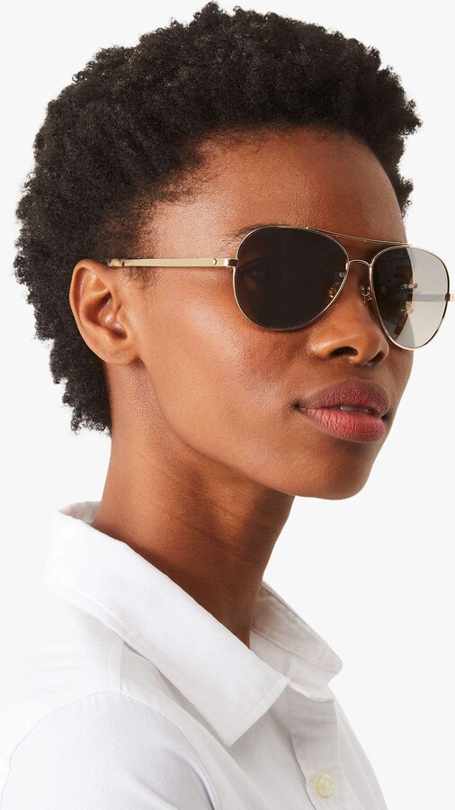 Kate Spade Women's Gold Sunglasses | ShopStyle