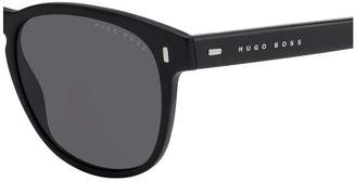 HUGO BOSS Black Oval Black Sunglasses