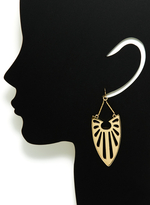Thumbnail for your product : Leslie Danzis Gold Cutout Geometric Drop Earrings