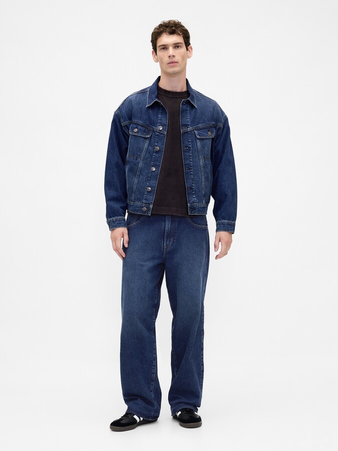 Gap Stranger Things Adult Flannel-Lined Extra Baggy Jeans