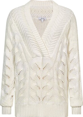 Ivory Cable Knit Sweater | Shop The Largest Collection | ShopStyle