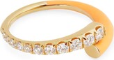 Thumbnail for your product : Melissa Kaye Yellow Gold, Diamond And Enamel Lola Ring