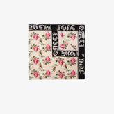 Thumbnail for your product : Gucci multicoloured rose print silk scarf