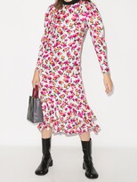 Thumbnail for your product : BROGGER Drew floral midi dress