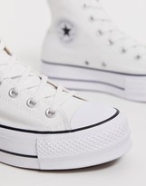 Thumbnail for your product : Converse Chuck Taylor All Star Hi Lift sneakers in white