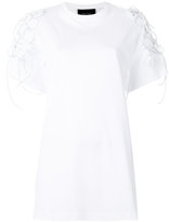 Thumbnail for your product : Simone Rocha macrame applique T-shirt
