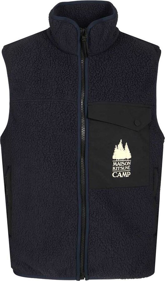 MAISON KITSUNÉ Casual Fleece Sleeveless Vest