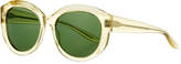 Thumbnail for your product : Barton Perreira Patchett Translucent Sunglasses, Champagne/Bottle Green