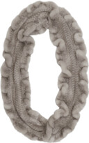 Thumbnail for your product : Gorski Mink Fur Knit Infinity Scarf