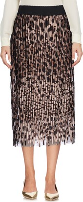 Dolce & Gabbana Midi Skirt Beige