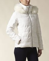 Thumbnail for your product : Puffa Fur Trim Short Puffer Coat