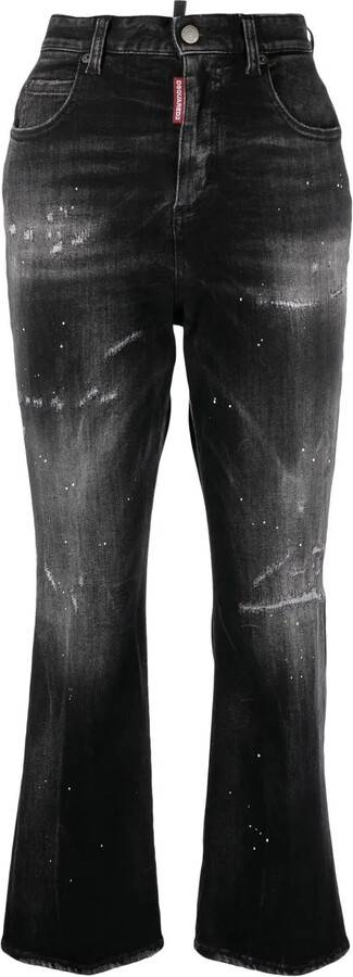 DSQUARED2 Distressed Flared Jeans
