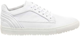 Poste Chromium Padded Sneakers White Leather
