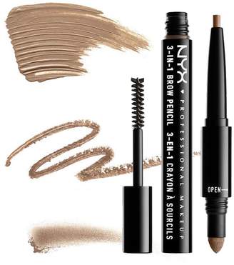 NYX (6 Pack 3-In-1 Brow Pencil