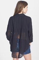 Thumbnail for your product : Free People 'Siren' Textured Cotton Shirt