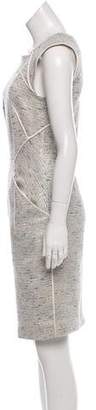 J. Mendel Sleeveless Tweed Dress