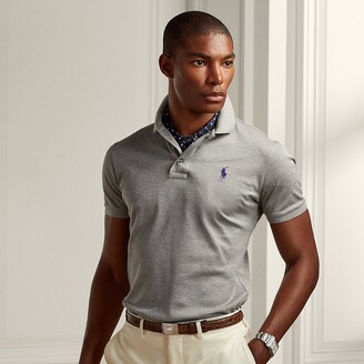Purple Label Ralph Lauren Custom Slim Fit Monogram Polo Shirt - ShopStyle