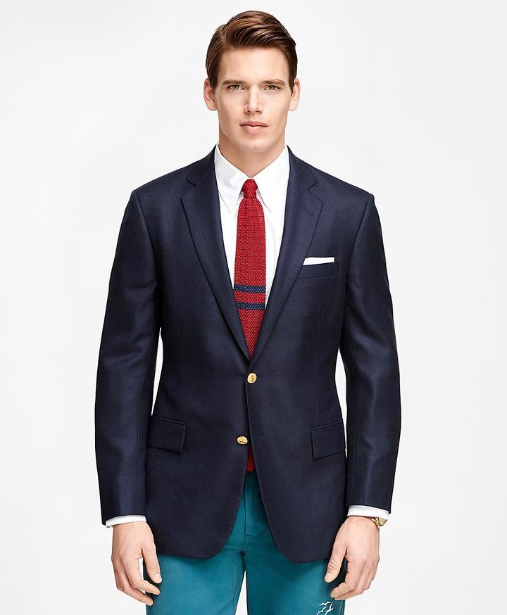 Brooks Brothers Regent Fit Two-Button 1818 Blazer - ShopStyle Clothes ...