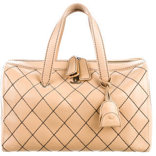 Chanel Surpique Large Bowler Bag