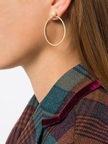 Thumbnail for your product : Carolina Bucci Florentine Finish Large Oval Door Knocker Earrings