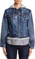 Thumbnail for your product : Live A Little Hooded Denim Jacket