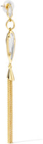 Thumbnail for your product : Alexis Bittar Gold-tone crystal earrings